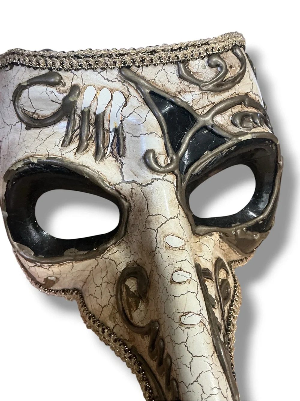 Long-Nosed Venetian Style Masquerade Mask